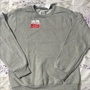 Fruit of the Loom Gray Crewneck Sweatshirt